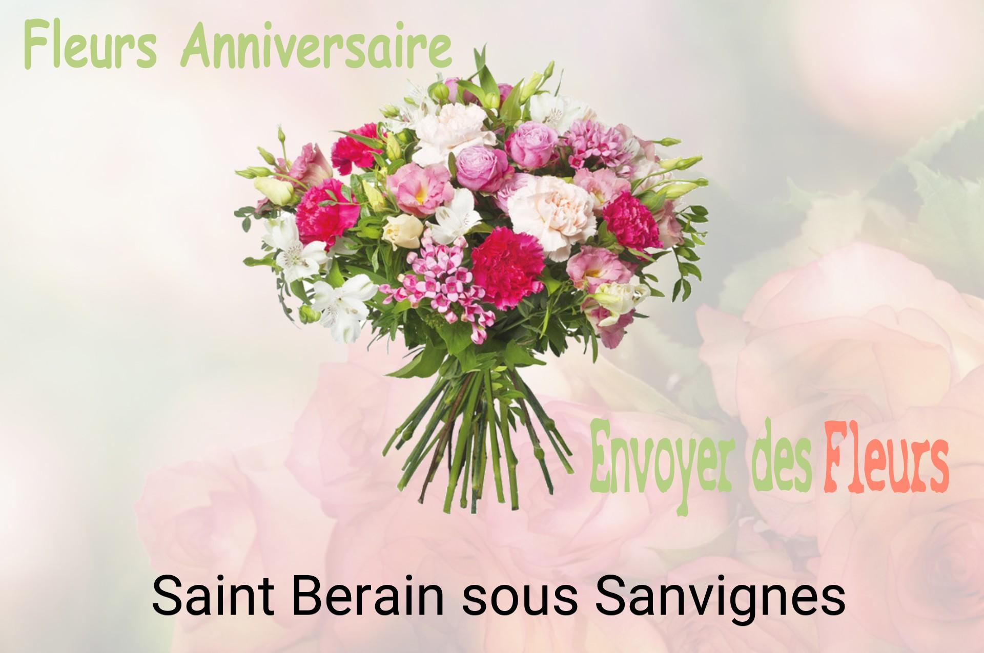 Bouquet de fleurs d’anniversaire livré à Saint-Berain-sous-Sanvignes